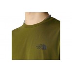 The North Face Simple Dome Ανδρικό Κοντομάνικο T-Shirt Λαδί