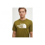 The North Face Easy Ανδρικό Κοντομάνικο T-Shirt Λαδί