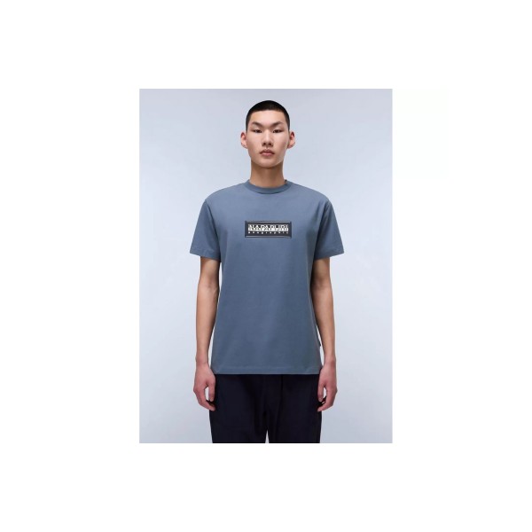 Napapijri S-Box Logo Ss T-Shirt Ανδρικό (NP0A4I3LG1Y1)