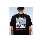 Napapijri Sovana Ανδρικό Κοντομάνικο T-Shirt Μαύρο