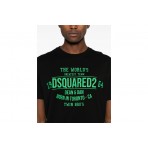 Dsquared2 1964 Cool Fit Ανδρικό Κοντομάνικο T-Shirt Μαύρο