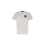 Dsquared2 Cool Fit Ανδρικό Κοντομάνικο T-Shirt Λευκό