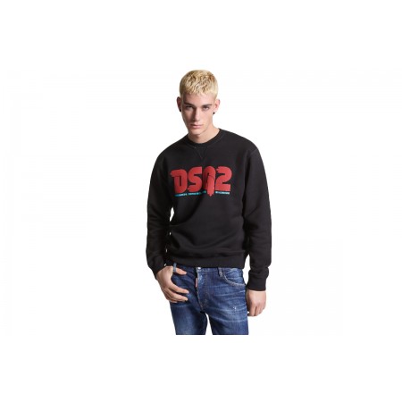 Dsquared2 Cool Fit Crewneck Μπλούζα Με Λαιμόκοψη Ανδρική 