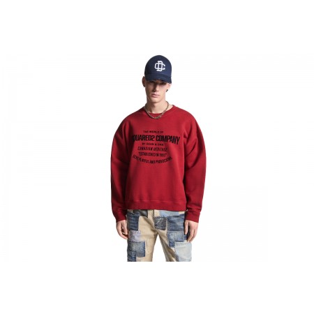 Dsquared2 Relax Fit Crewneck Μπλούζα Με Λαιμόκοψη Ανδρική 