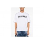 Dsquared2 Ανδρικό Κοντομάνικο T-Shirt Λευκό