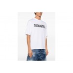 Dsquared2 Ανδρικό Κοντομάνικο T-Shirt Λευκό