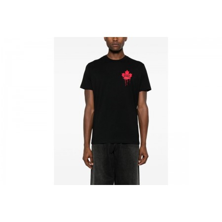 Dsquared2 Maple Leaf DSQ2 Cool Fit Ανδρικό Κοντομάνικο T-Shirt