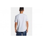 Dsquared2 Regular Fit Embroidered Neck Ανδρικό T-Shirt Λευκό