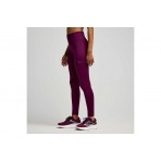 Saucony Fortify Crop Tight Γυναικείο Ψηλόμεσο Μακρύ Κολάν Μωβ