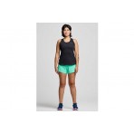 Saucony Stopwatch Singlet Γυναικεία Αμάνικη Μπλούζα Μαύρη