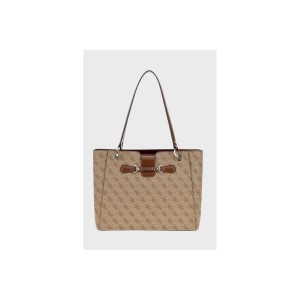 Guess Nolana Τσάντα Ωμου - Χειρός Fashion (SG950025 LATTE LOGO-BROWN)