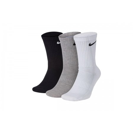 Nike Everyday Cushioned Ψηλές Κάλτσες 3 Ζευγάρια 