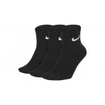 Nike Everyday Lightweight Ankle Κάλτσες Κοντές 3-Τεμάχια (SX7677 010)