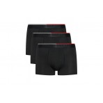 Tommy Jeans Trunk Ανδρικά Εσώρουχα Boxer 3 Τεμάχια Μαύρα