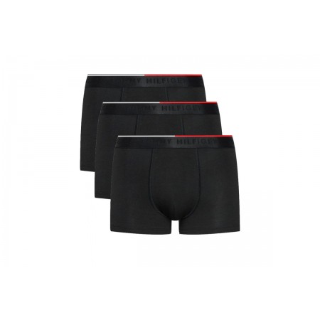 Tommy Jeans Trunk Ανδρικά Εσώρουχα Boxer 3 Τεμάχια Μαύρα