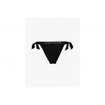 Tommy Jeans Γυναικείο Cheeky Side Tie Bikini Bottom Μαύρο