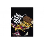 Vans Pizza Me Παιδικό Κοντομάνικο T-Shirt Μαύρο