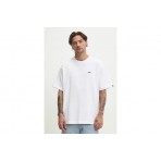 Vans Left Chest Logo II Ανδρικό Κοντομάνικο T-Shirt Λευκό