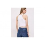 Guess Crop Top Γυναικεία Αμάνικη Πλεκτή Crop Top Μπλούζα