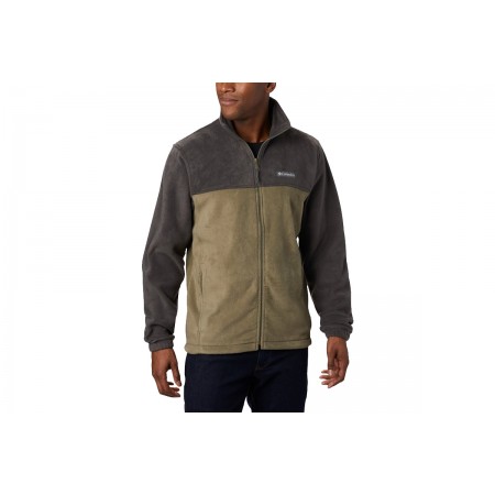 Columbia Steens Mountain 2.0 Ανδρική Fleece Ζακέτα Γκρι Σκούρο, Λαδί