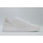 Calvin Klein Ανδρικά Δερμάτινα Sneakers Λευκά