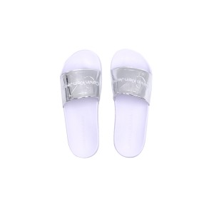 Calvin Klein Slide Metallic Monologo Παντόφλες (YW0YW00638 02W)