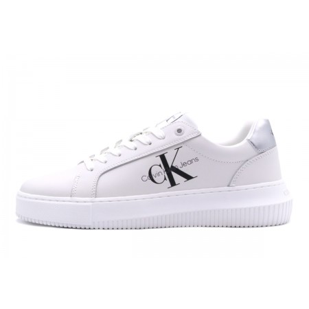 Calvin Klein Chunky Cupsole Laceup Γυναικεία Sneakers Λευκά