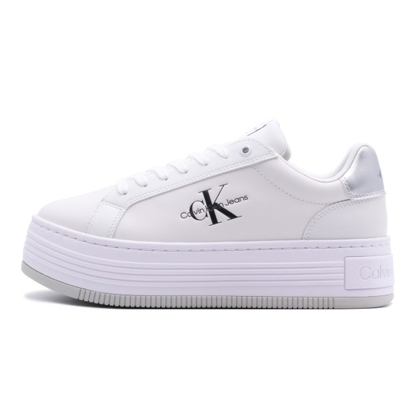 Calvin Klein Bold Platf Low Lace Lth Ml Mtl Sneakers (YW0YW01516 0K9)