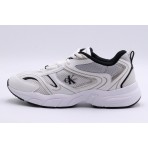 Calvin Klein Retro Tennis Γυναικεία Sneakers Λευκά, Ασημί, Μαύρα