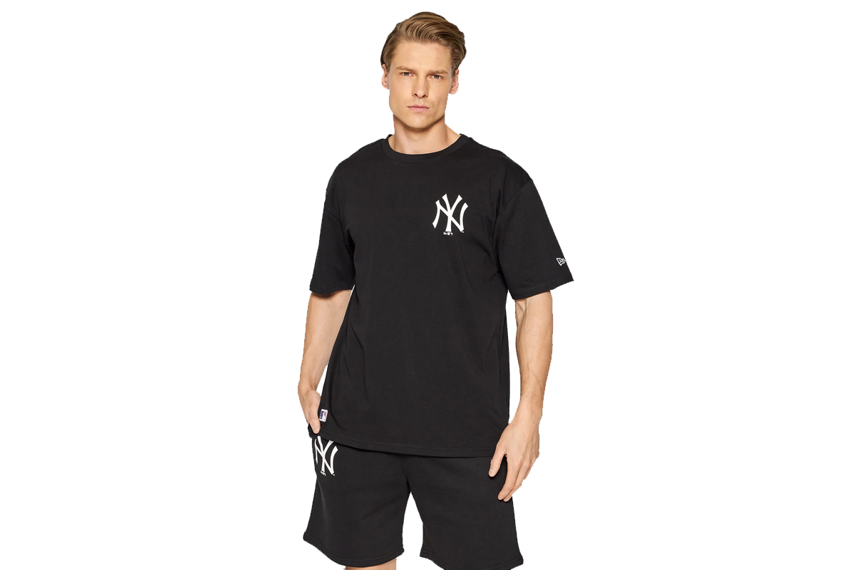 New Era New York Yankees Logo T-shirt Black 12195450