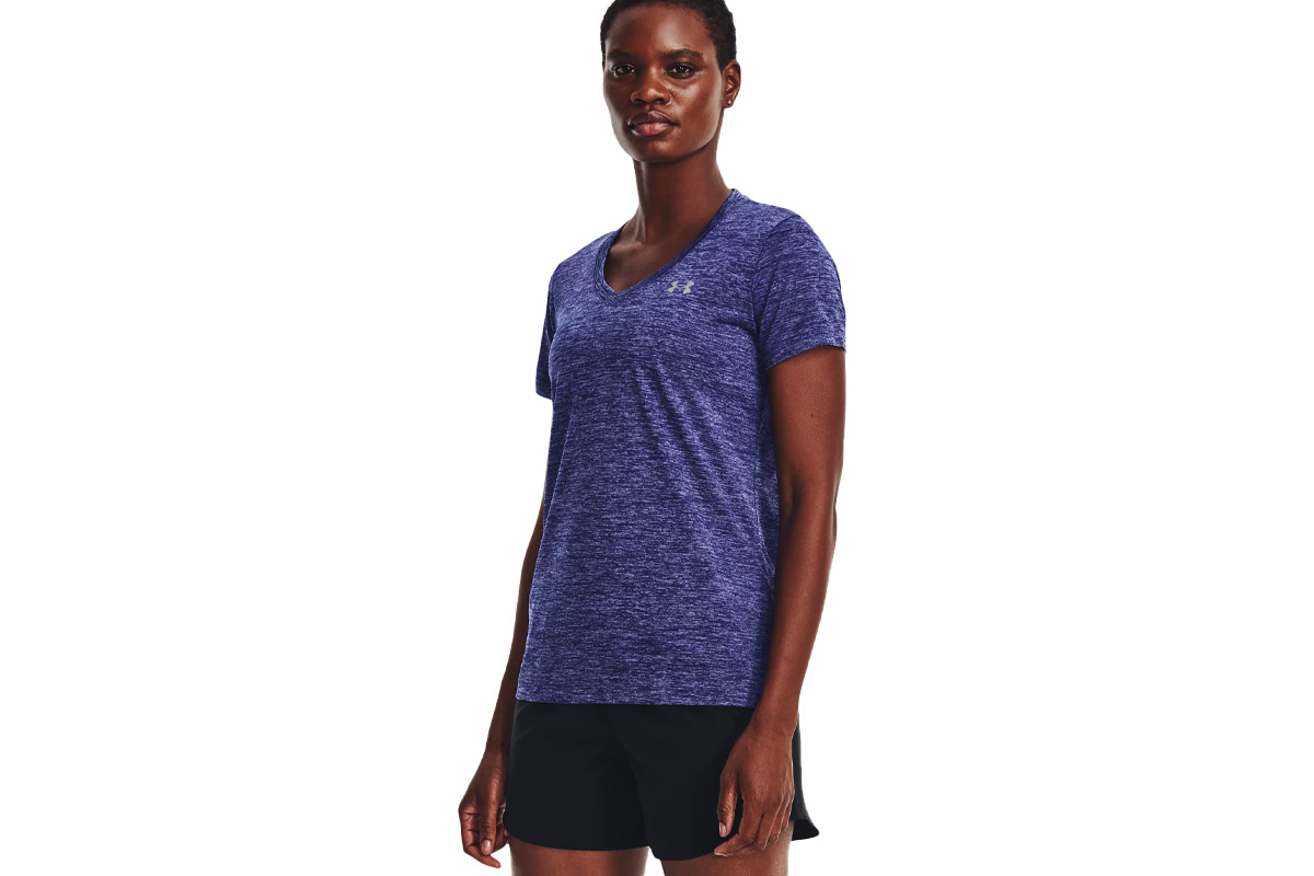 WOMEN'S UNDER ARMOUR TECH™ TWIST V-NECK - 1258568 471