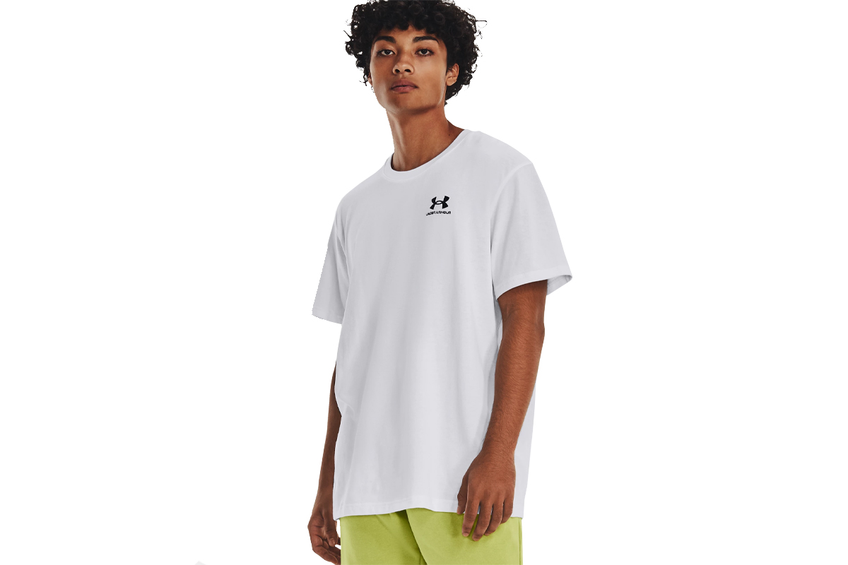 Under Armour M Logo Emb Heavyweight Ss (1373997 100)