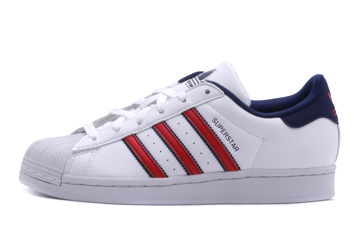 Adidas bleu blanc rouge superstar best sale